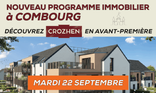 Nouveau programme immobilier à Combourg : découvrez CROZHEN en avant-première le 22 septembre 2026