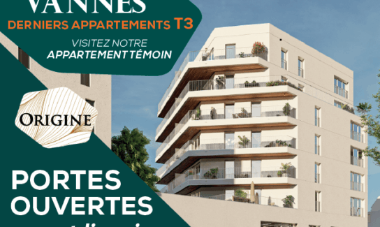 Portes ouvertes à Vannes les 22 et 23 octobre : découvrez l’appartement décoré de la résidence ORIGINE