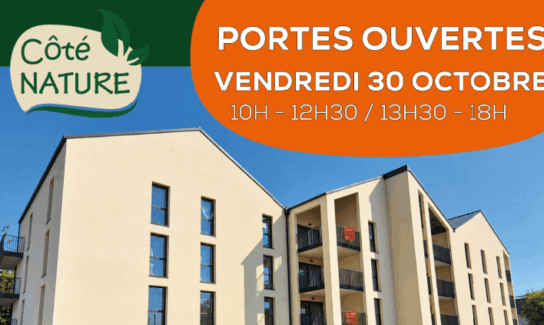 Portes ouvertes à Côté Nature : venez visiter votre futur appartement le 30 octobre
