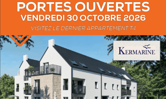 Portes ouvertes à Moëlan-sur-Mer : visitez le dernier appartement T4 neuf de la résidence Kermarine